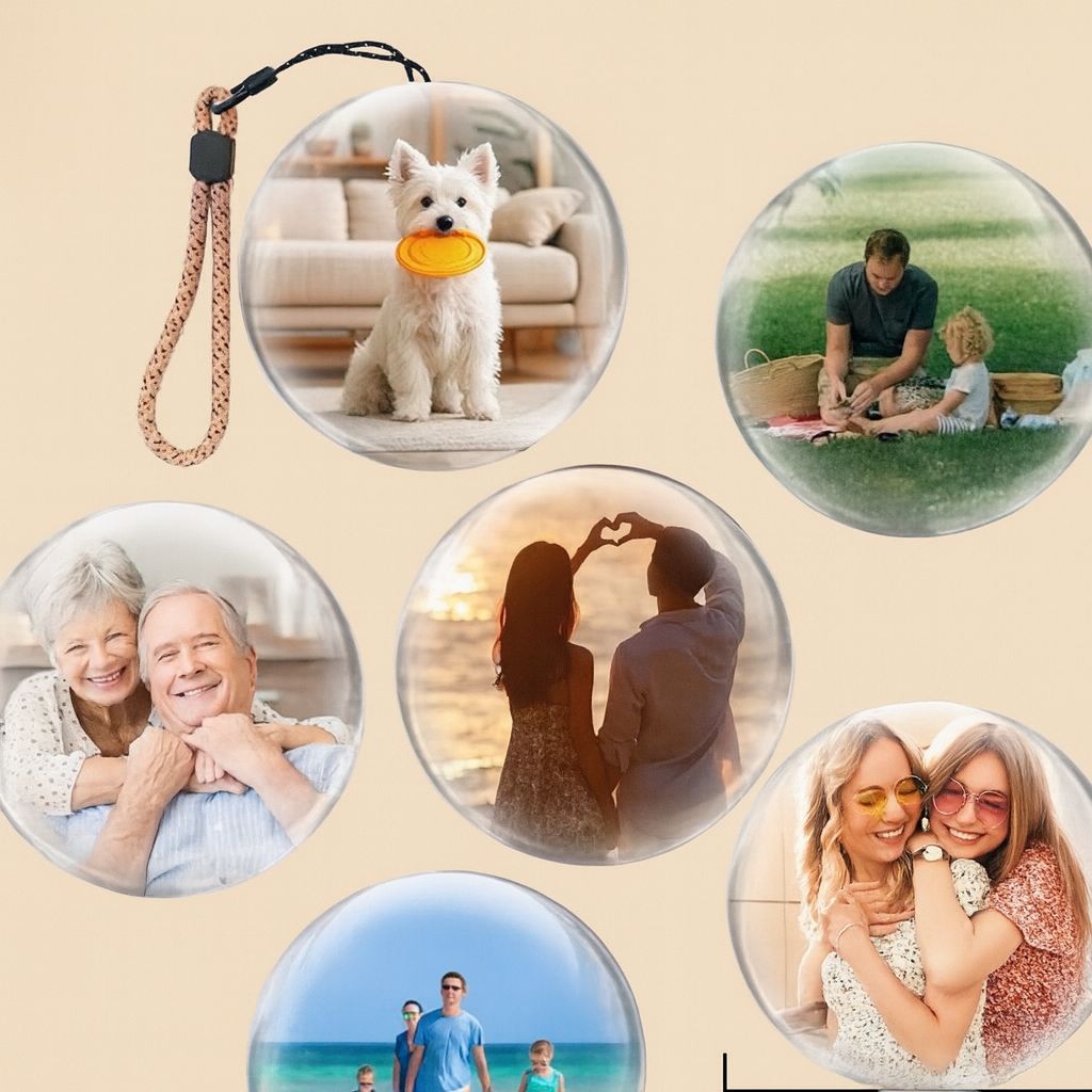 Digital Memory Sphere — 2.7” Crystal Video Display Ball ✨