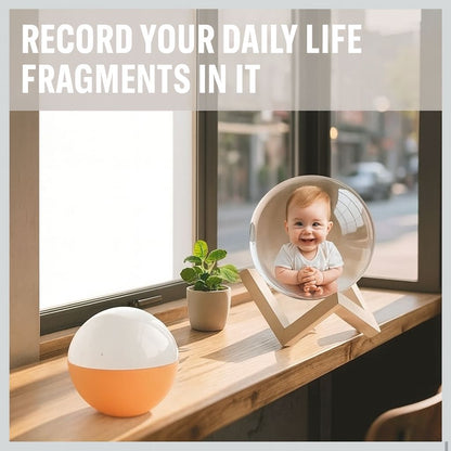 Digital Memory Sphere — 2.7” Crystal Video Display Ball ✨