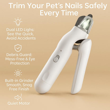 Smart LED Pet Nail Clipper